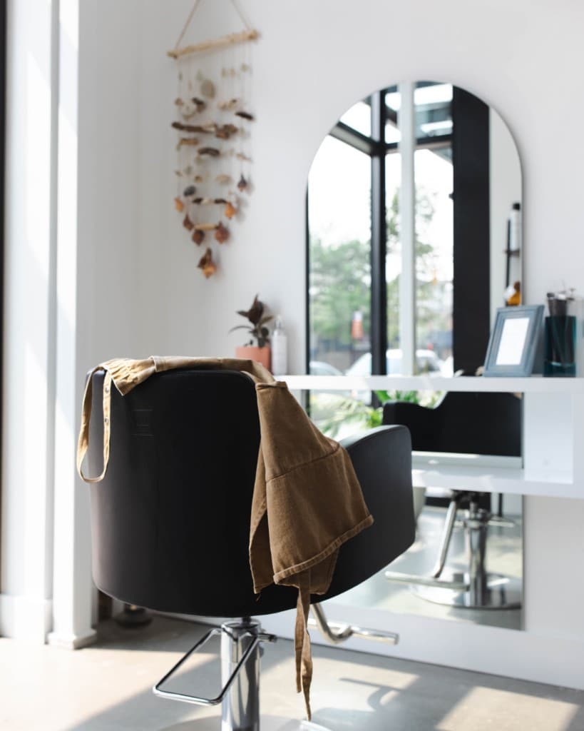 Salon studio interior